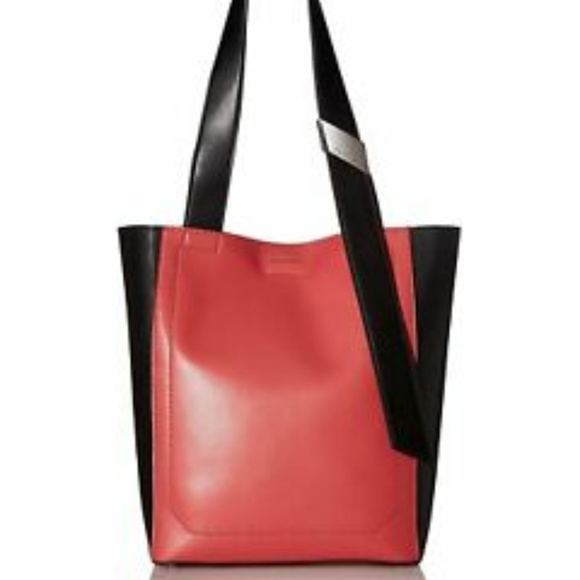 Calvin Klein Karsyn Leather Tote - Picture 1 of 4